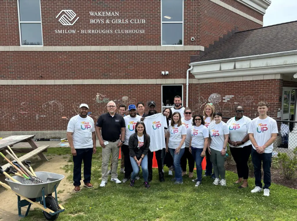Volunteers at Wakeman Boys and Girls Club
