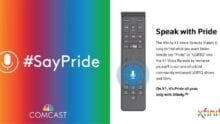 #SayPride in X1 voice remote