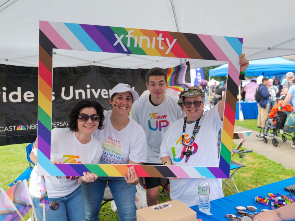 Comcast at North Shore Pride Event